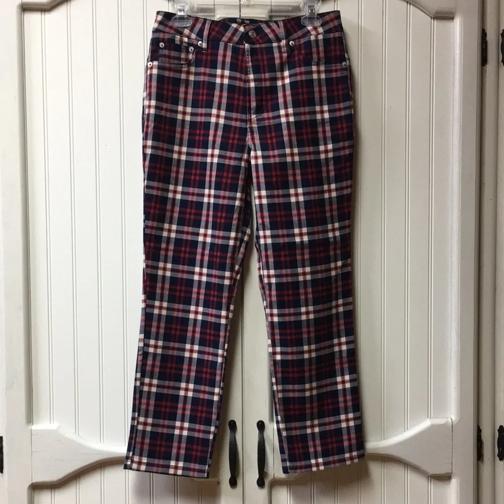 OAT Already Checked Cropped Plaid Pants Punk Ska